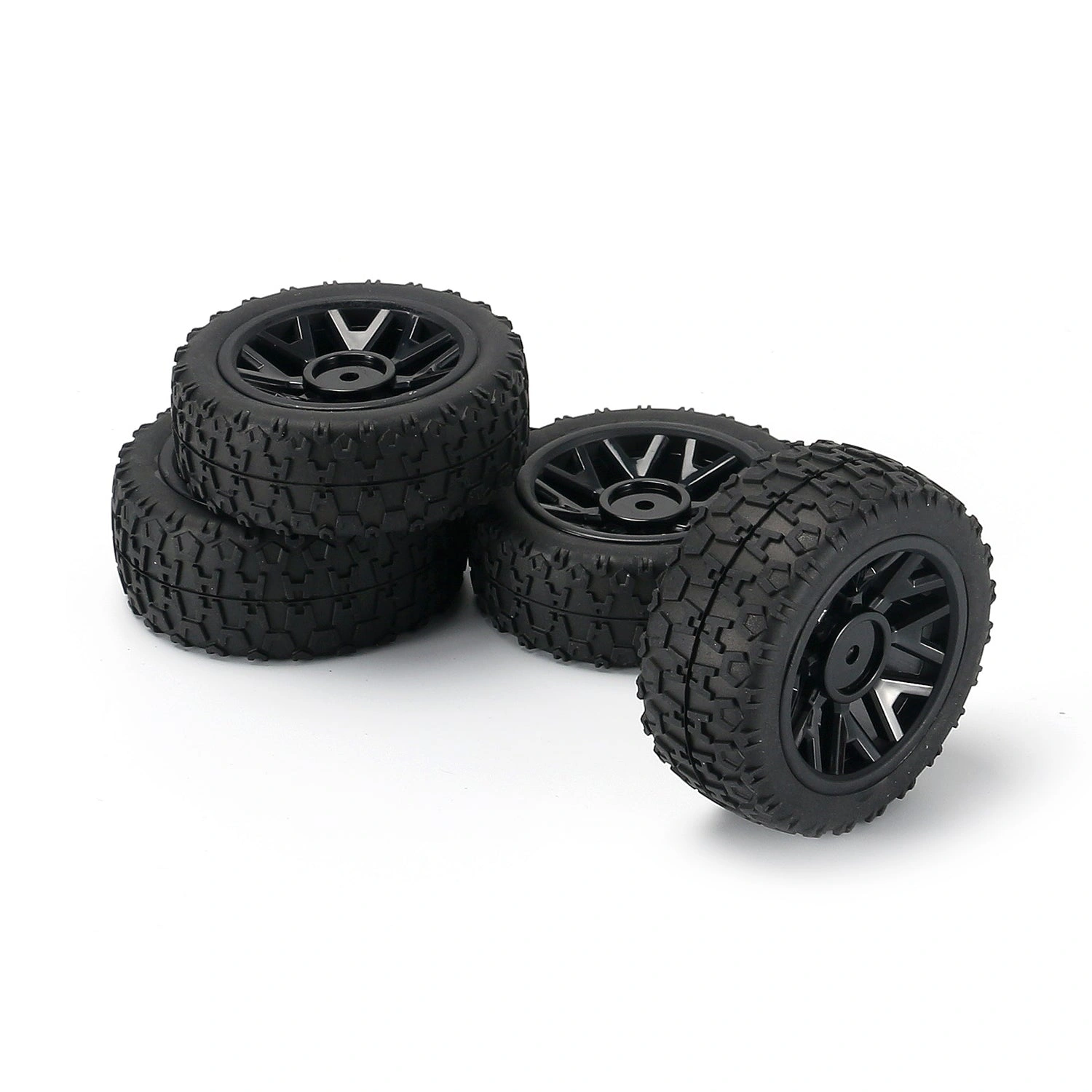 Buggy Tire Upgrade: 4 Pre-Mounted Wheels – Instant Ride Revamp!
